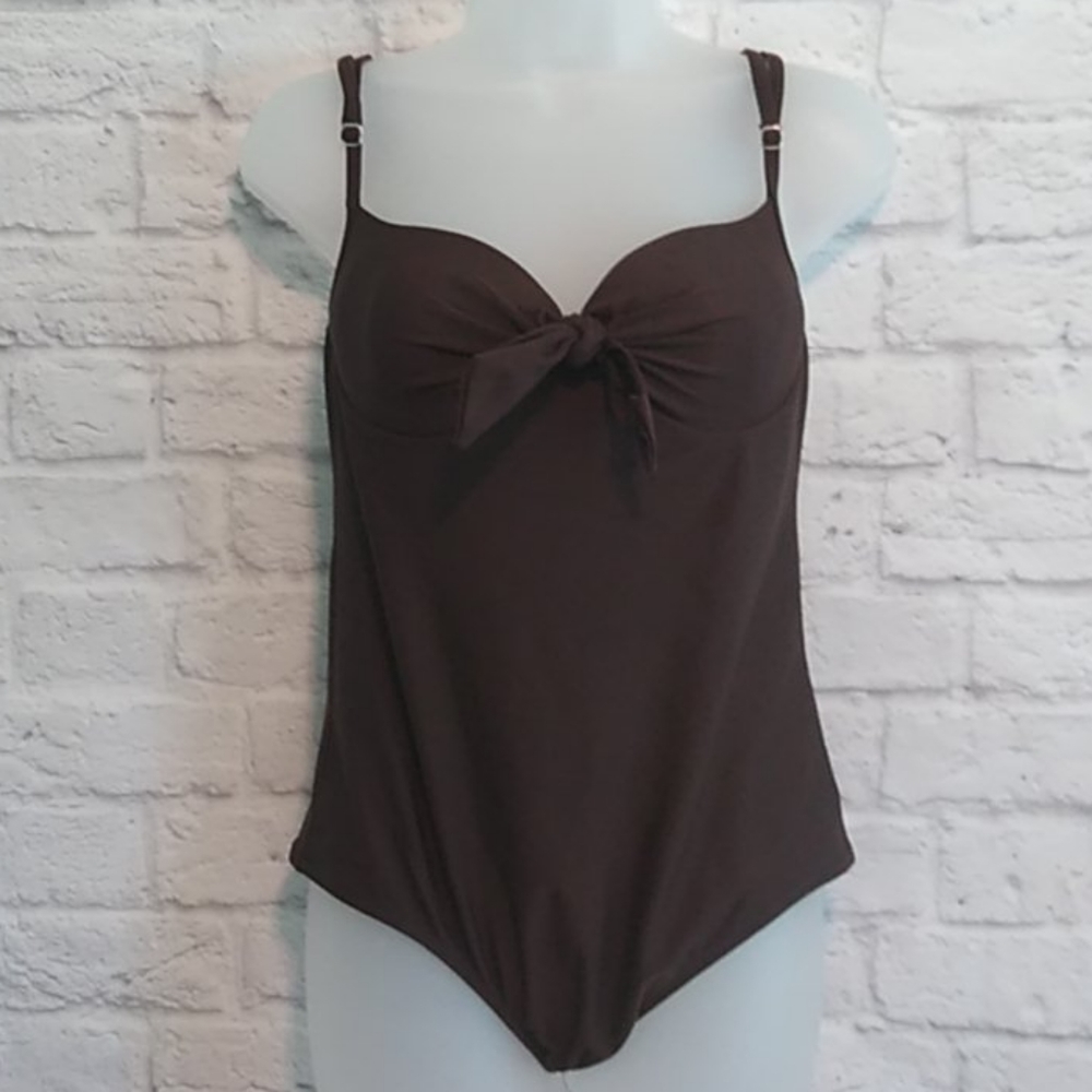 Italian High Leg One Piece Bathing Suit